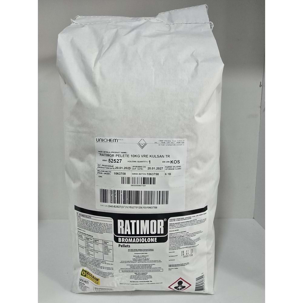 Ratimor Pellets Fare Zehiri | 5 Kg