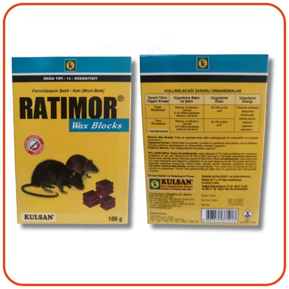 Ratimor Wax Blocks Fare Zehiri | 100 Gram