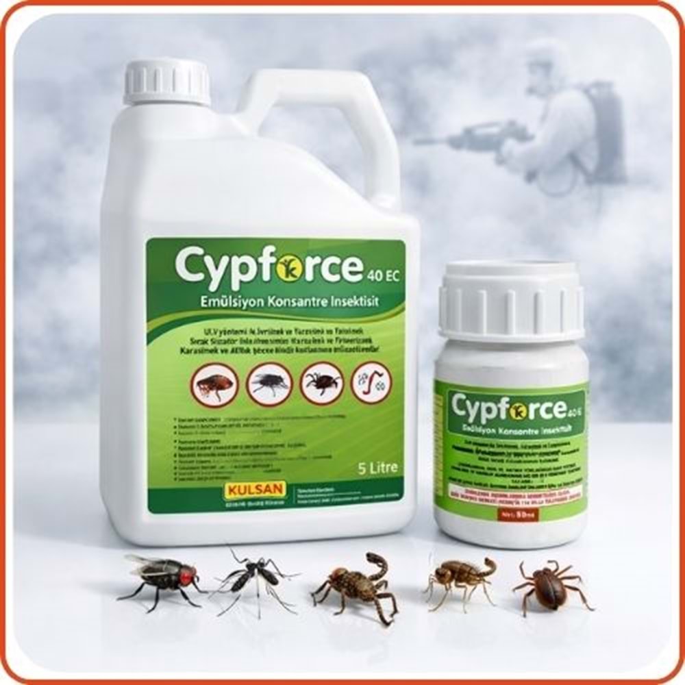 Cypforce 40 EC Kokulu Haşere Öldürücü | 5 Litre