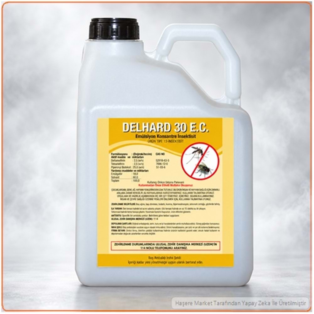 Delhard 30 EC Kokulu Haşere İlacı | 5 Litre