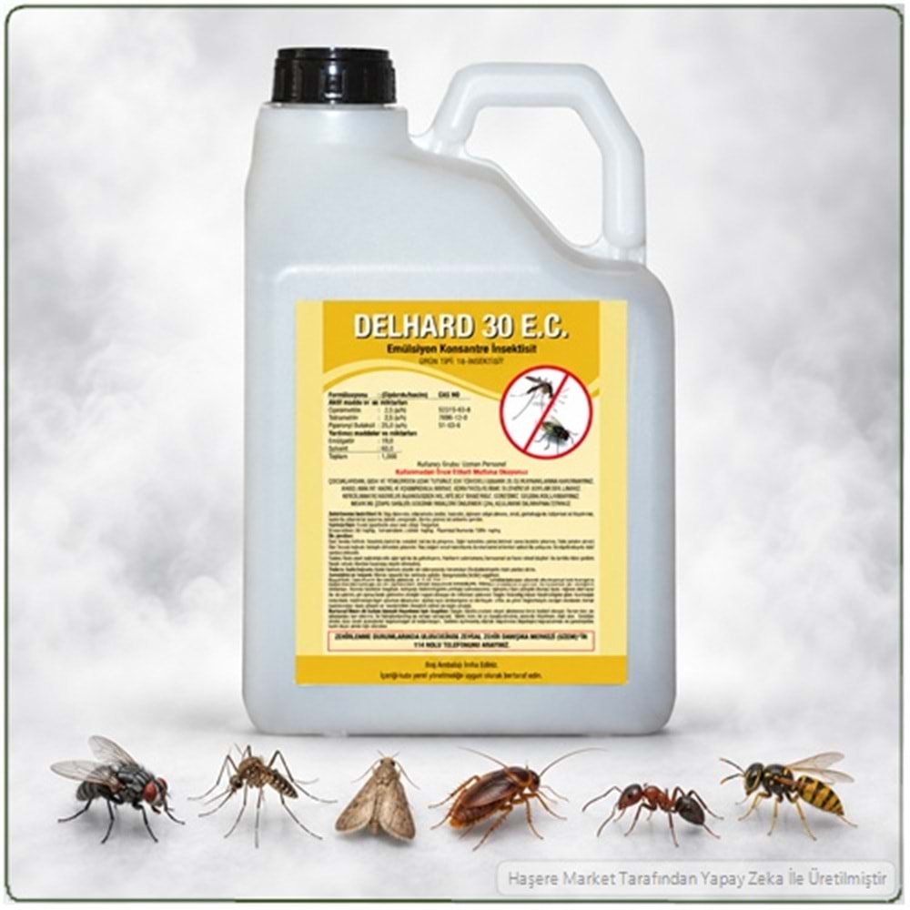 Delhard 30 EC Kokulu Haşere İlacı | 5 Litre