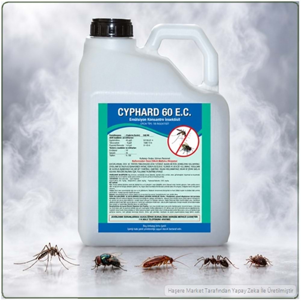 Cyphard 60 EC Kokulu Haşere İlacı | 5 Litre