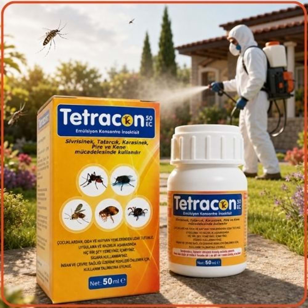Tetracon 50 EC Kokulu Haşere Öldürücü | 50 ml