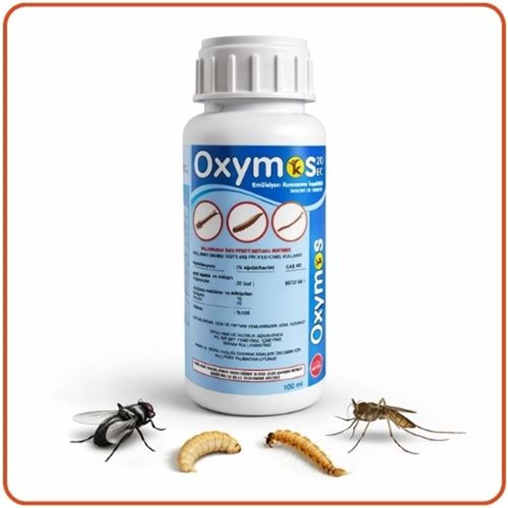 Oxymos 20 EC Larvasit Haşere | Karasinek | Sivrisinek | 100 ml