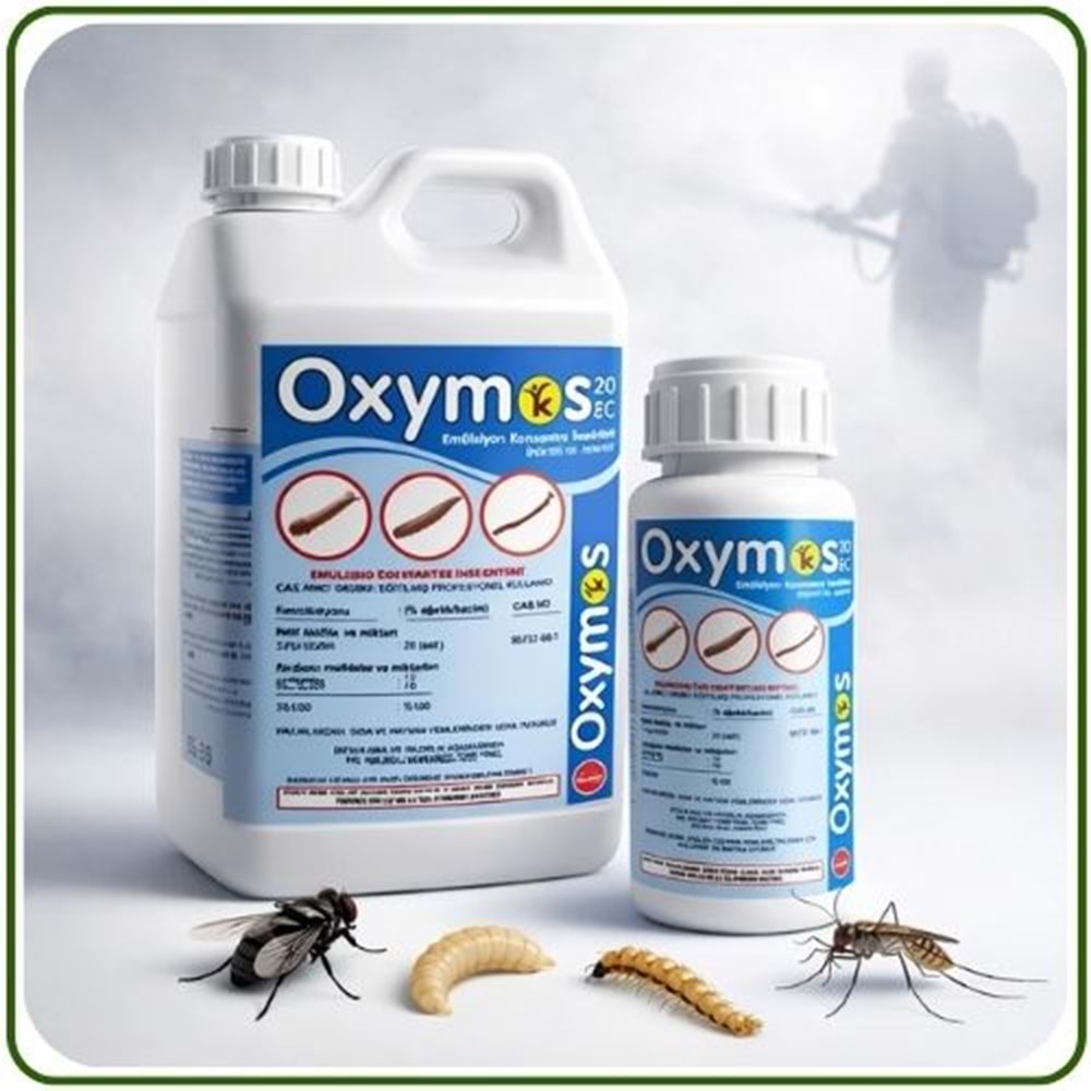 Oxymos 20 EC Larvasit Haşere | Karasinek | Sivrisinek | 100 ml