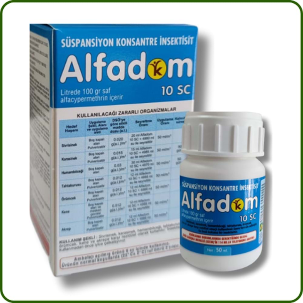 Alfadom 10 SC Kokusuz Haşere Öldürücü | 50 ml