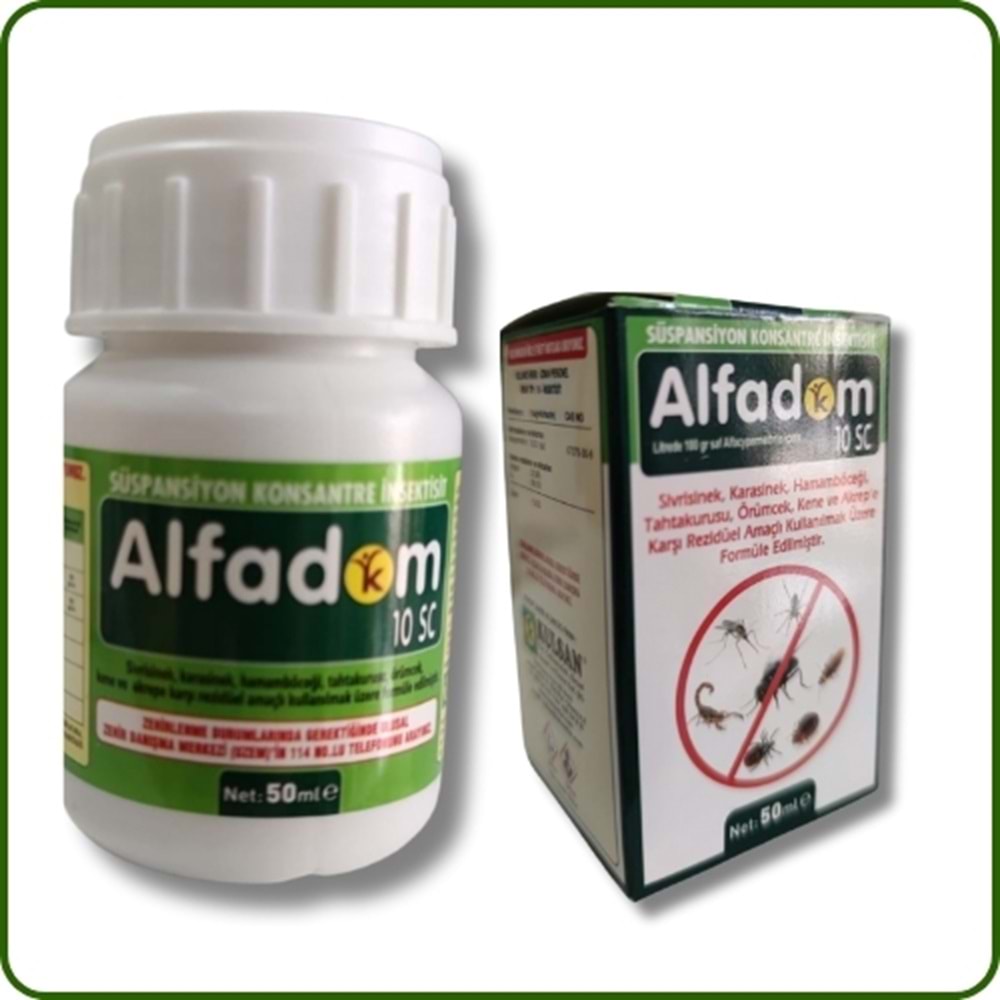 Alfadom 10 SC Kokusuz Haşere Öldürücü | 50 ml