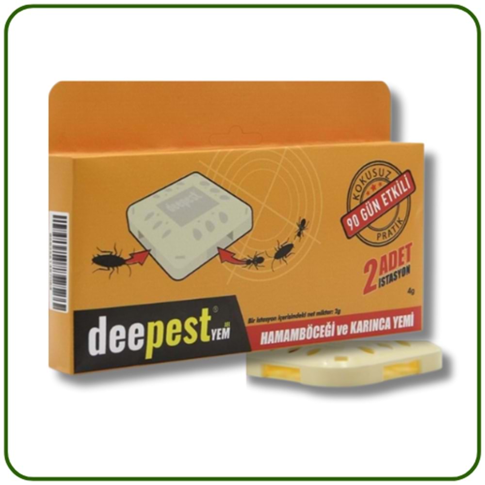 Deepest Hamamböceği ve Karınca Tablet Yem | 2 Kartuş
