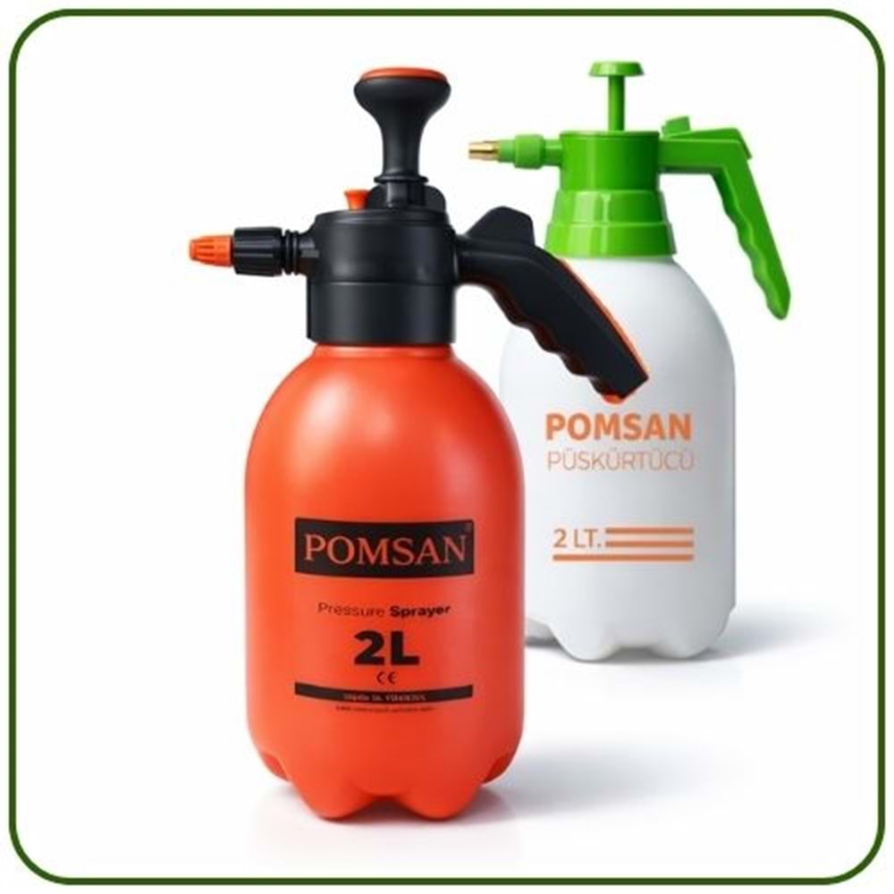 Pomsan Lüx Mekanik El Tipi İlaçlama Pompası | 2 Litre