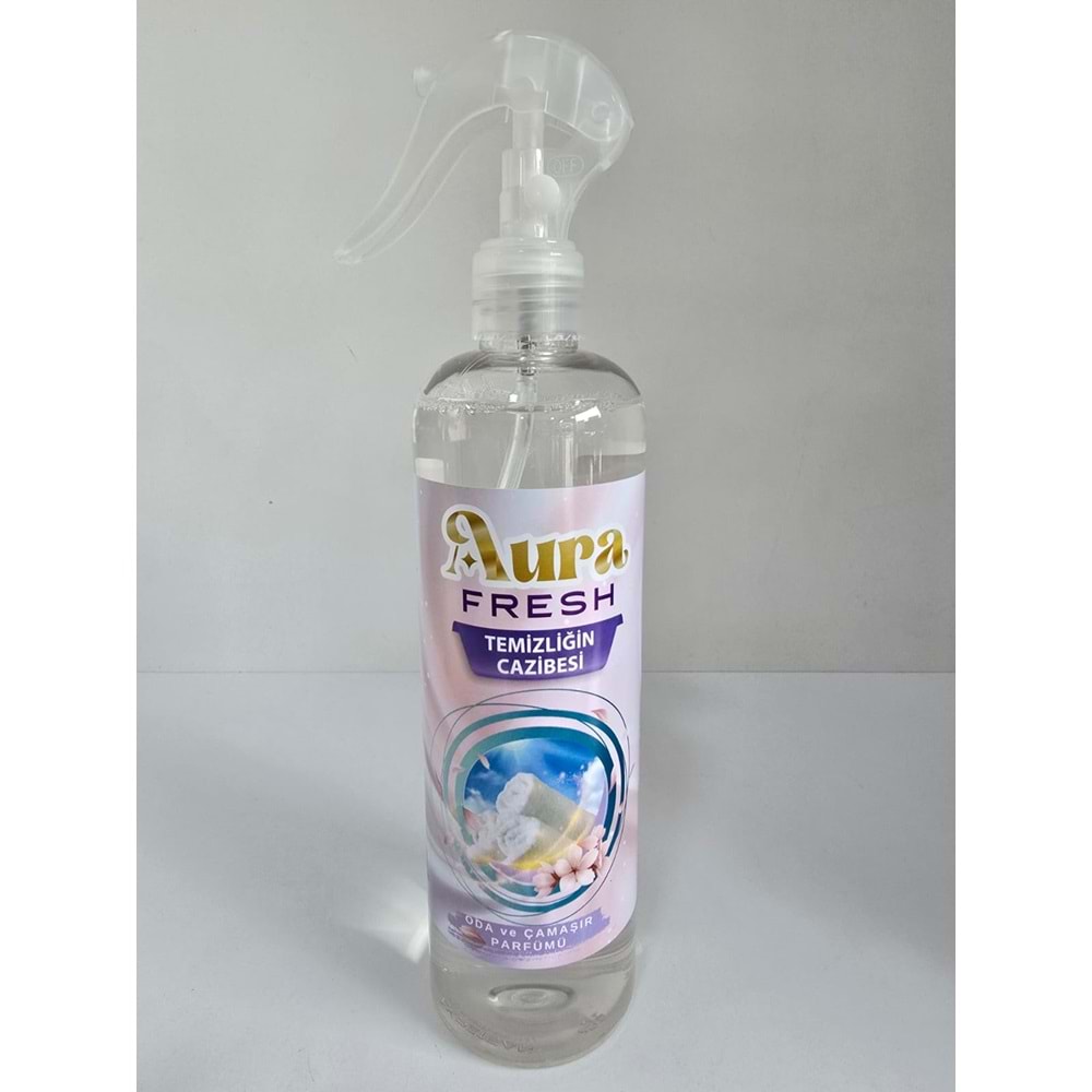 Aura Fresh Bermet Kimya Temizliğin Cazibesi Oda ve Çamaşır Spreyi | 400 Ml