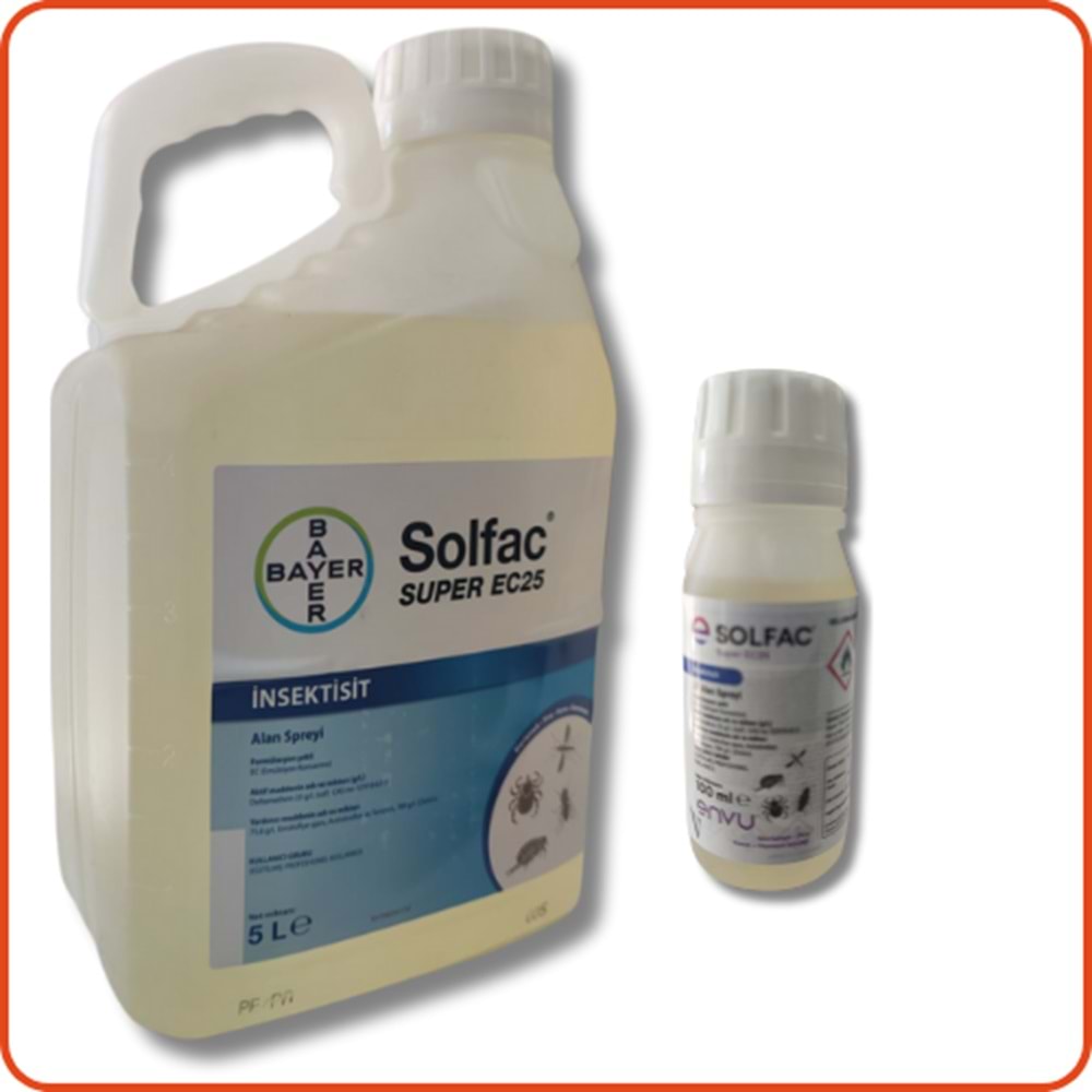 Bayer Envu Solfac Süper EC 25 Kokulu Haşere Öldürücü | 100 ml