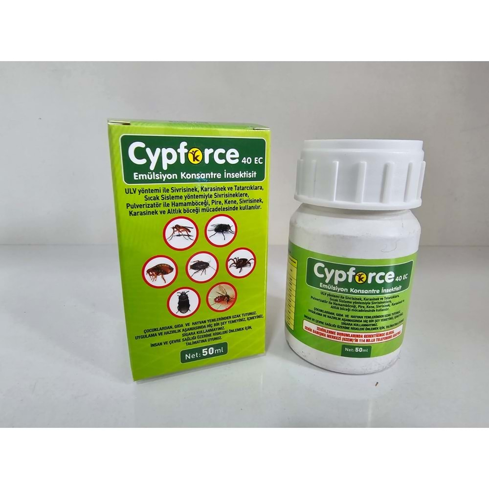 Cypforce 40 EC Kokulu Haşere Öldürücü | 50 ml