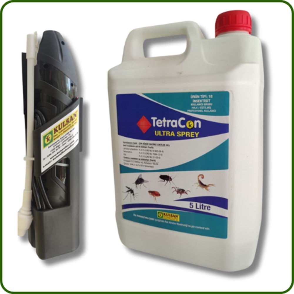 Tetracon Kullanıma Hazır Haşere Öldürücü Sprey | 5 Litre