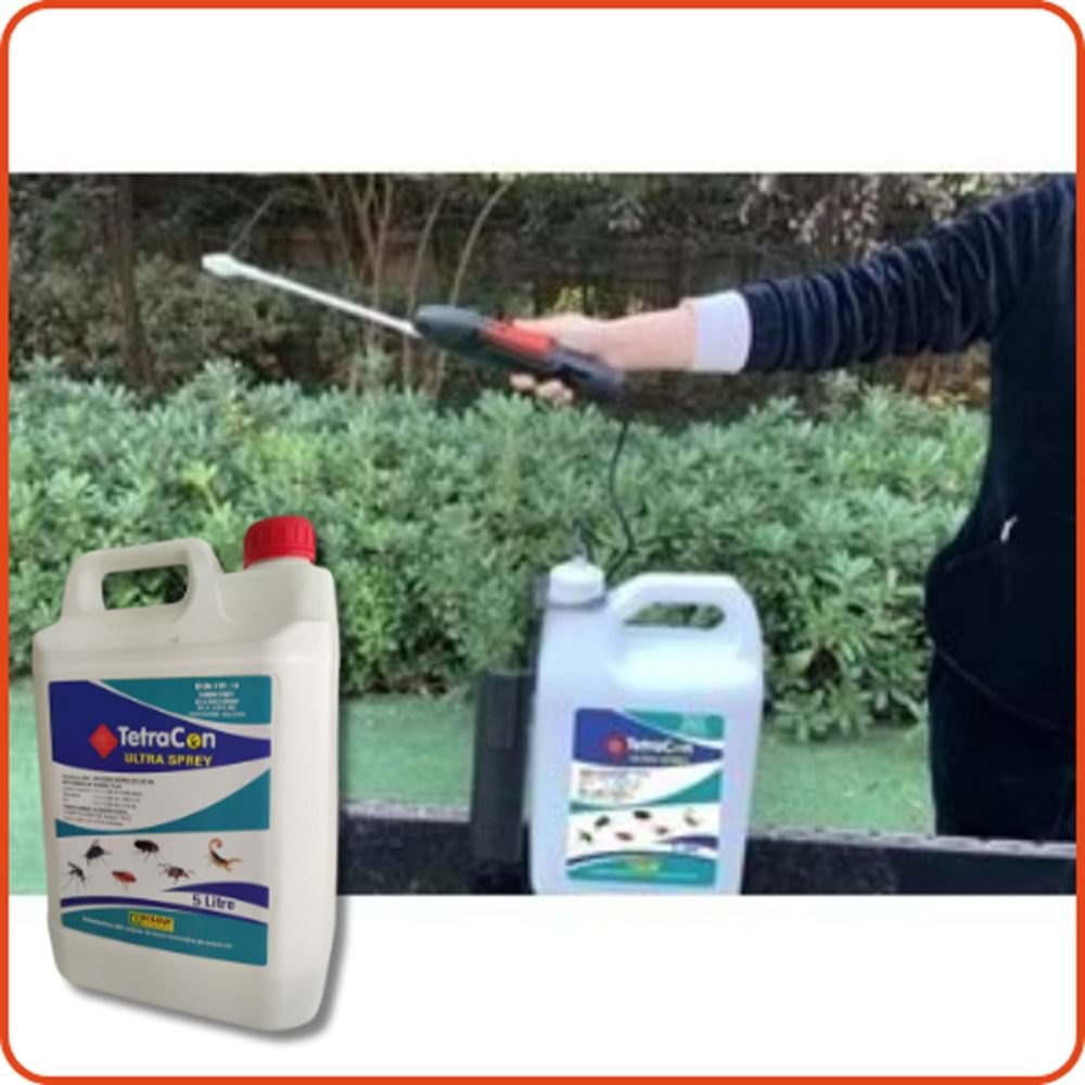 Tetracon Kullanıma Hazır Haşere Öldürücü Sprey | 5 Litre