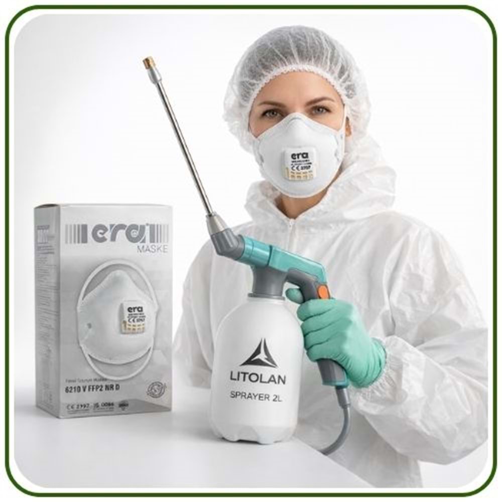 Era Filtreli Valfli Solunum Maskesi | 6210 FFP2 NR D