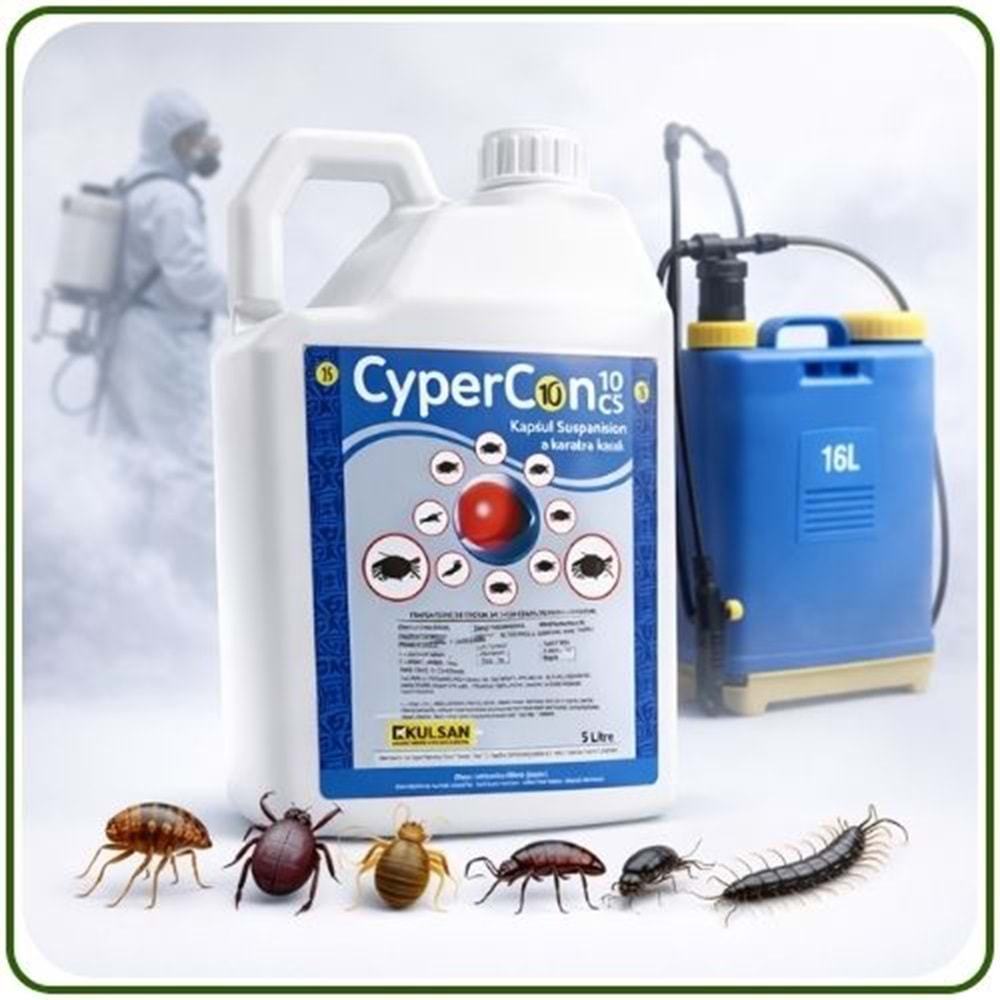 Cypercon 10 CS Kokusuz Haşere Öldürücü | 5 Litre
