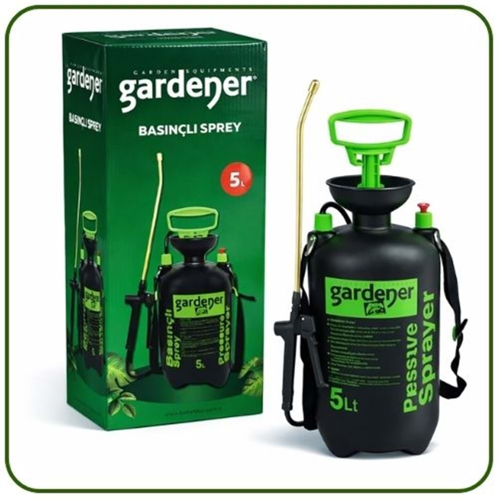 Gardener İlaçlama Pompası | 5 Litre