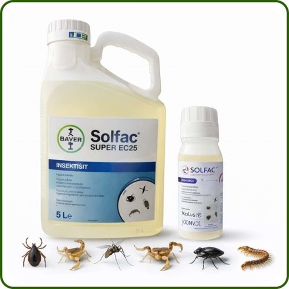 Bayer-Envu Solfac Süper EC 25 Kokulu Haşere Öldürücü | 5 Litre