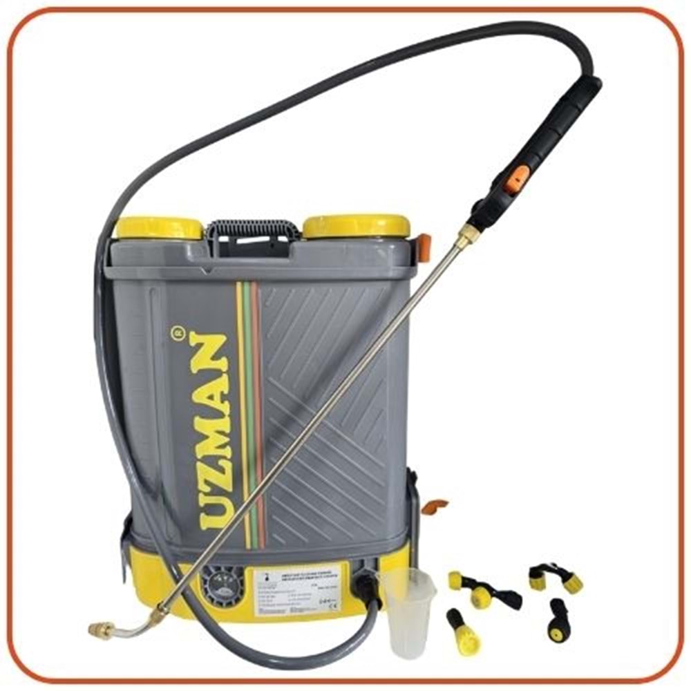 Uzman Akülü-Şarjlı Sırt İlaçlama Pompası | 16 Litre