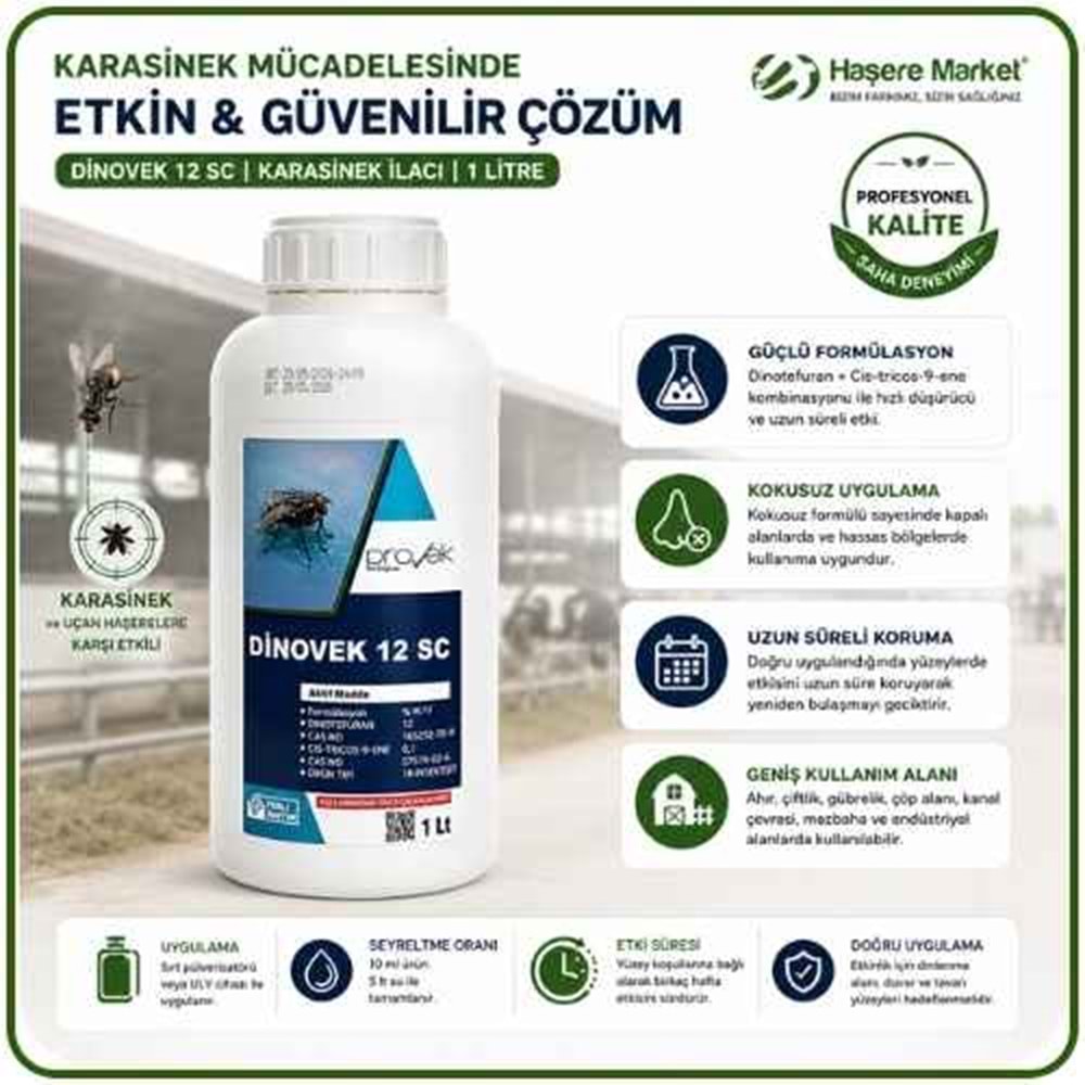 Dinovek 12 SC Karasinek İlacı | 1 Litre