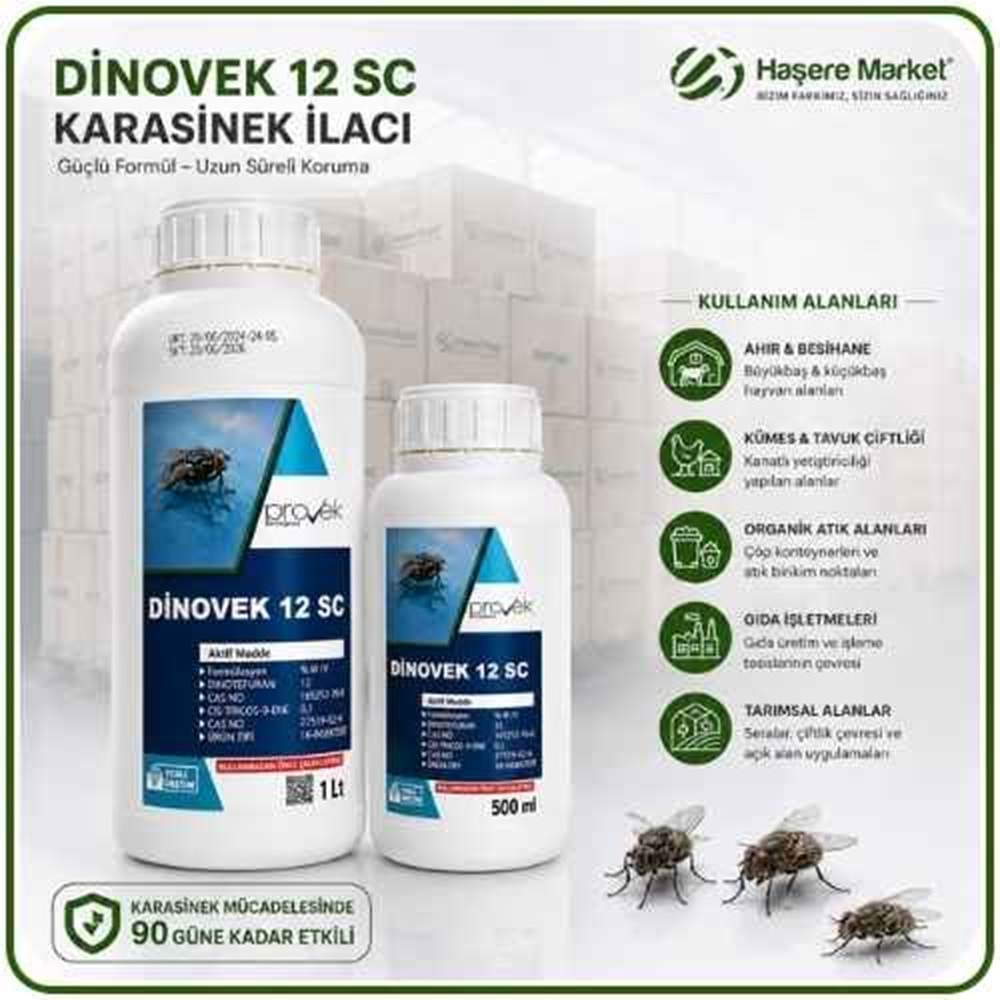 Dinovek 12 SC Karasinek İlacı | 1 Litre