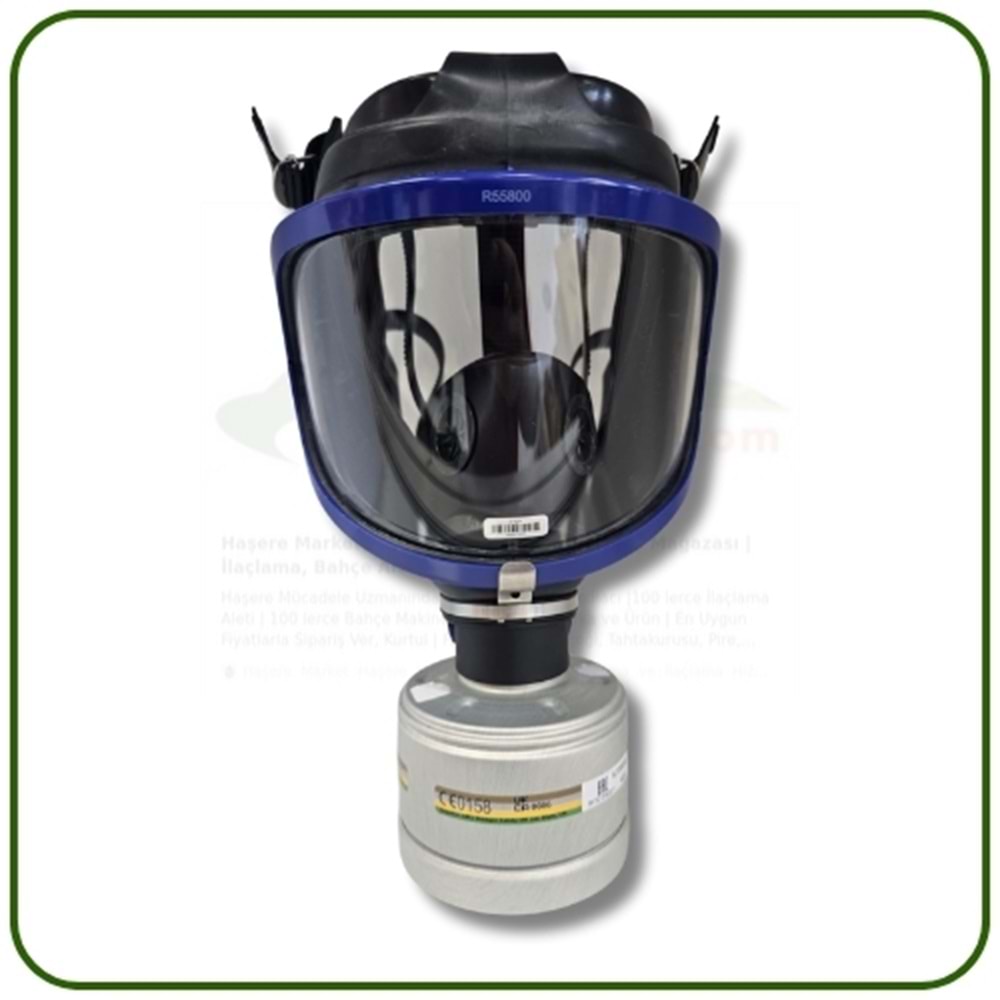 Drager X-Plore 6300 Tam Yüz İlaçlama Maskesi | Filtre Ayrı Satılır