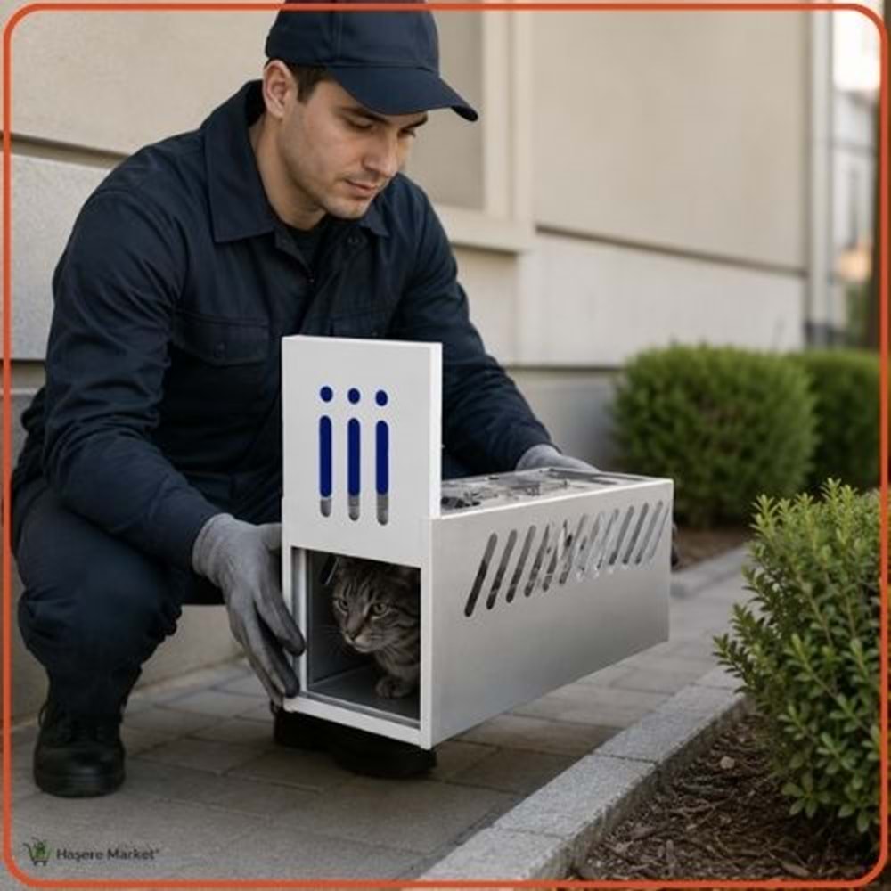 Kedi Canlı Yakalama Kafesi | Gelincik Sansar