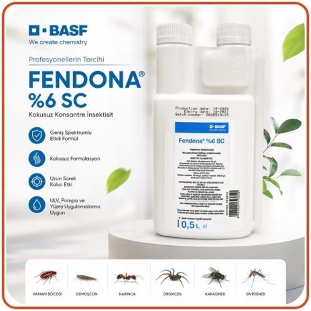 Basf Fendona 6 SC Kokusuz Haşere Öldürücü | 500 ml