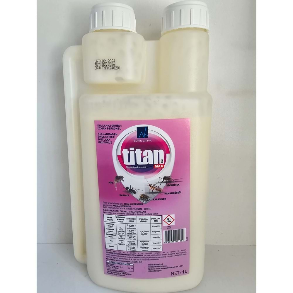 Titan Max SC Kokusuz Haşere Öldürücü | 1 Litre