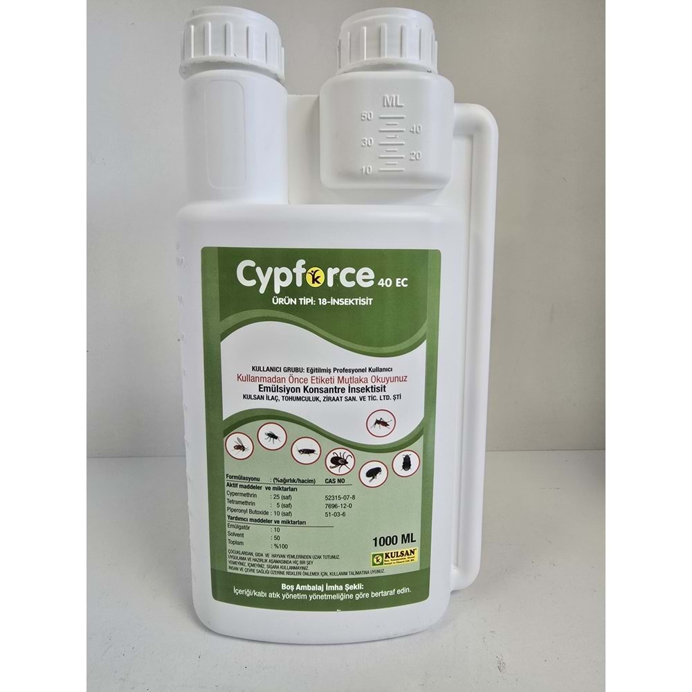 Cypforce 40 EC Kokulu Haşere Öldürücü | 1 Litre