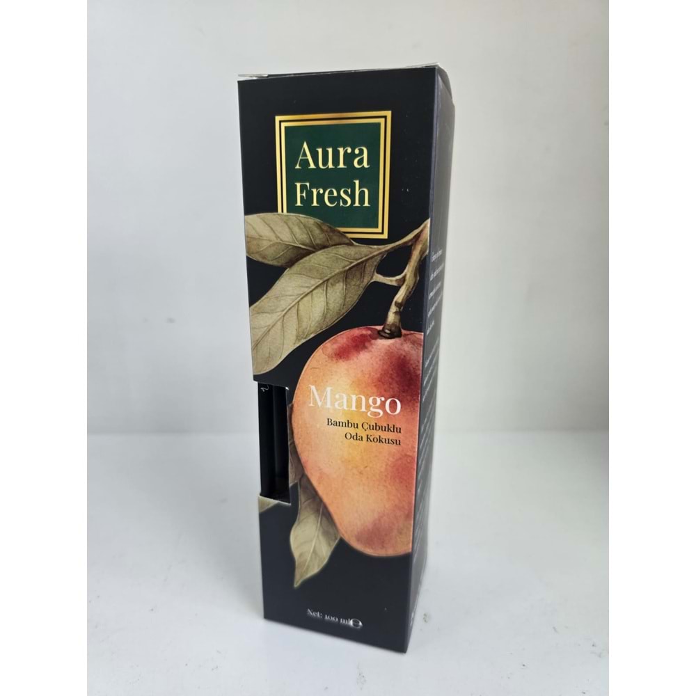 Aura Fresh Bermet Kimya Mango Bambu Çubuklu Dekoratif Oda Kokusu| 100 Ml