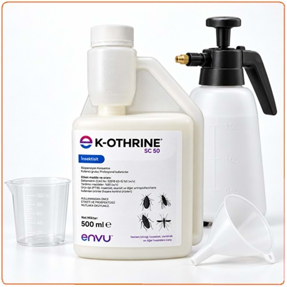 K-Othrine SC 50 Kokusuz Haşere İlacı | 500 Ml