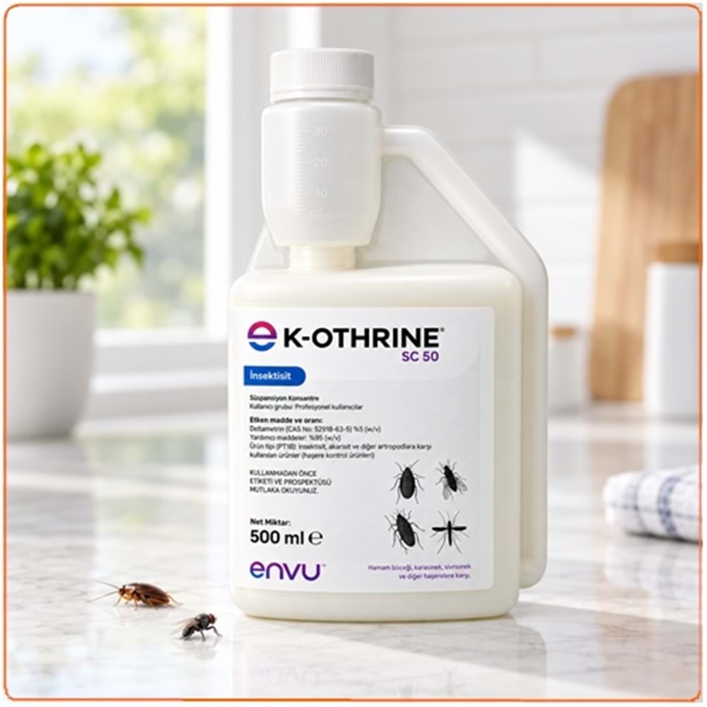 K-Othrine SC 50 Kokusuz Haşere İlacı | 500 Ml