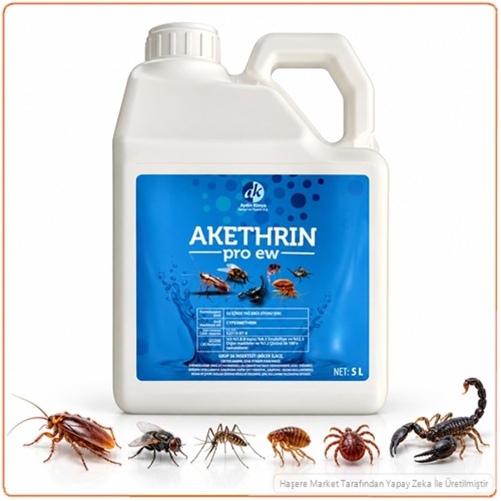 Akethrin PRO EW Kokulu Haşere İlacı | 5 Litre
