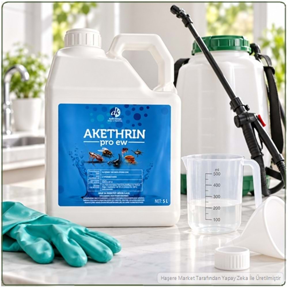 Akethrin PRO EW Kokulu Haşere İlacı | 5 Litre