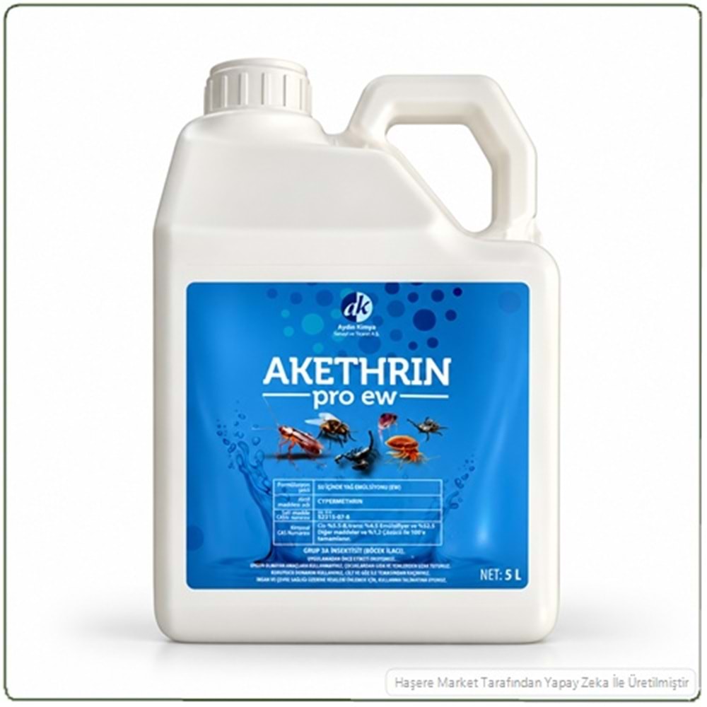Akethrin PRO EW Kokulu Haşere İlacı | 5 Litre
