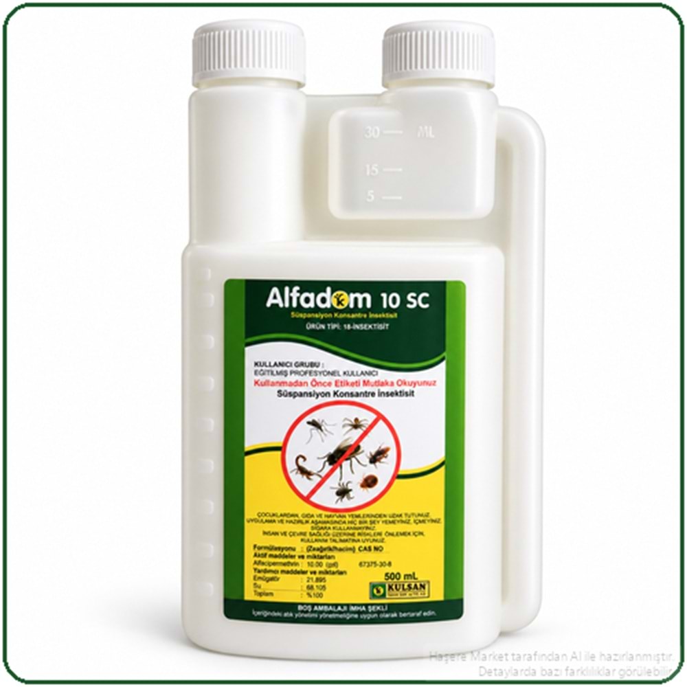 Alfadom 10 SC Kokusuz Haşere İlacı | 500 Ml