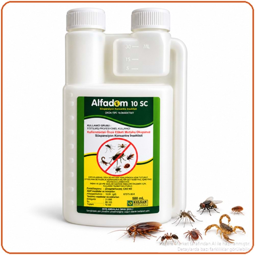 Alfadom 10 SC Kokusuz Haşere İlacı | 500 Ml