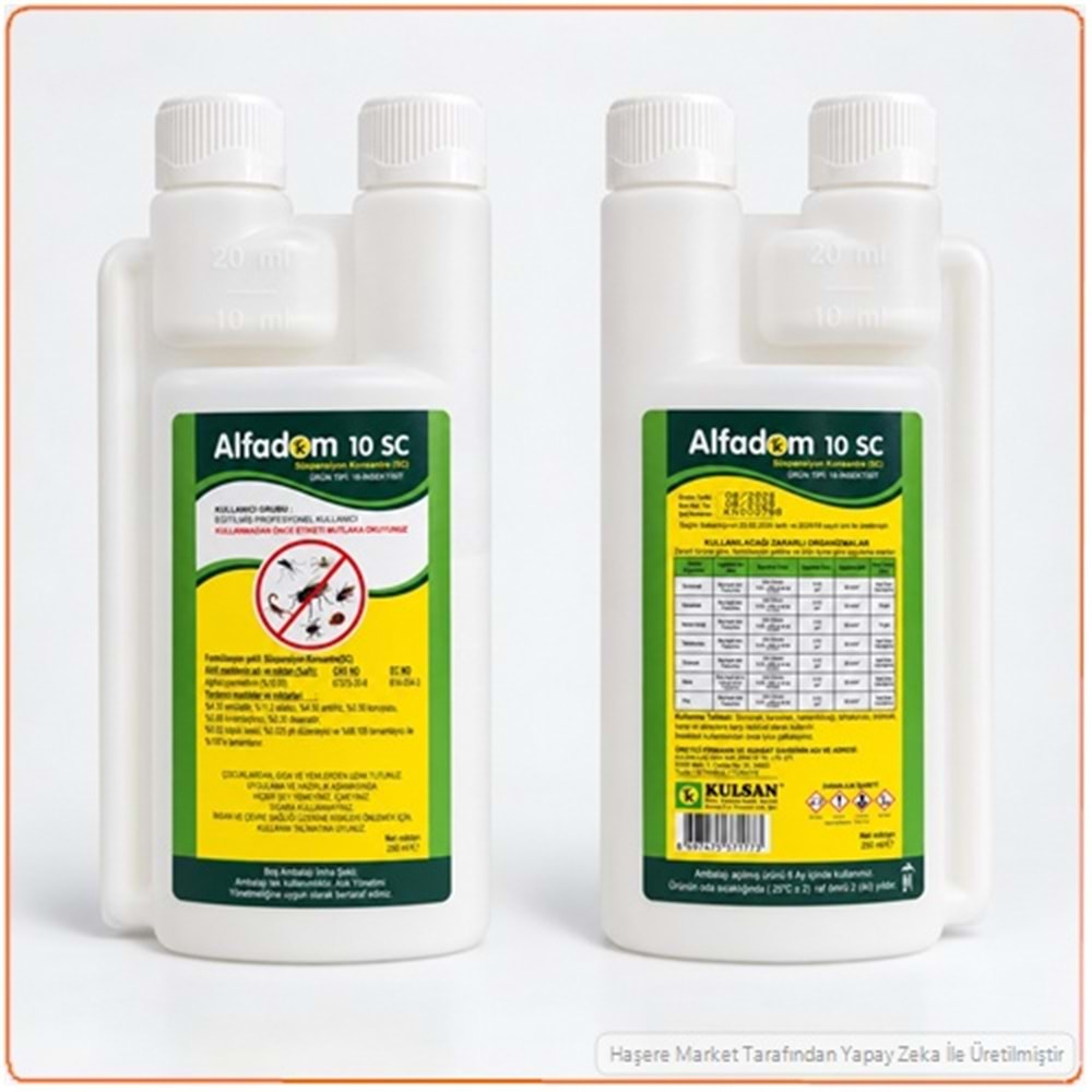 Alfadom 10 SC Kokusuz Haşere İlacı | 500 Ml