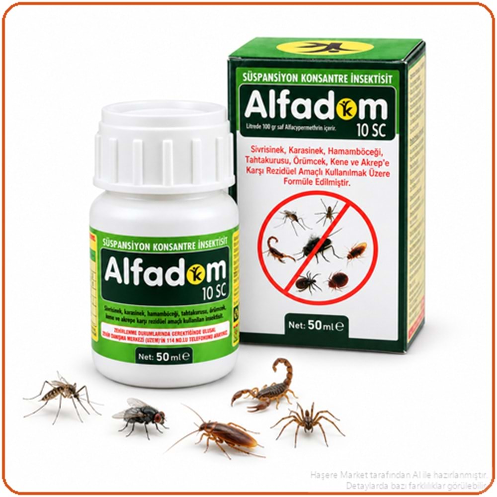 Alfadom 10 SC Kokusuz Haşere İlacı | 50 Ml