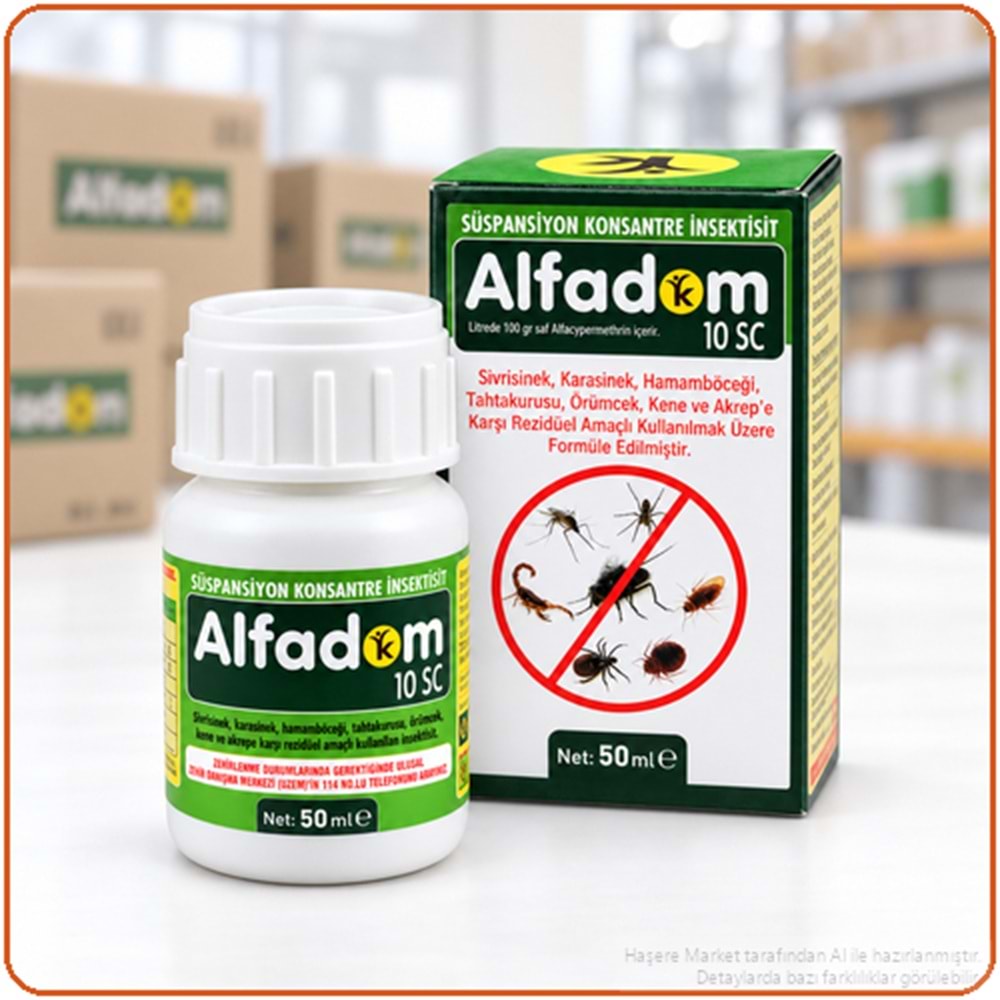 Alfadom 10 SC Kokusuz Haşere İlacı | 50 Ml