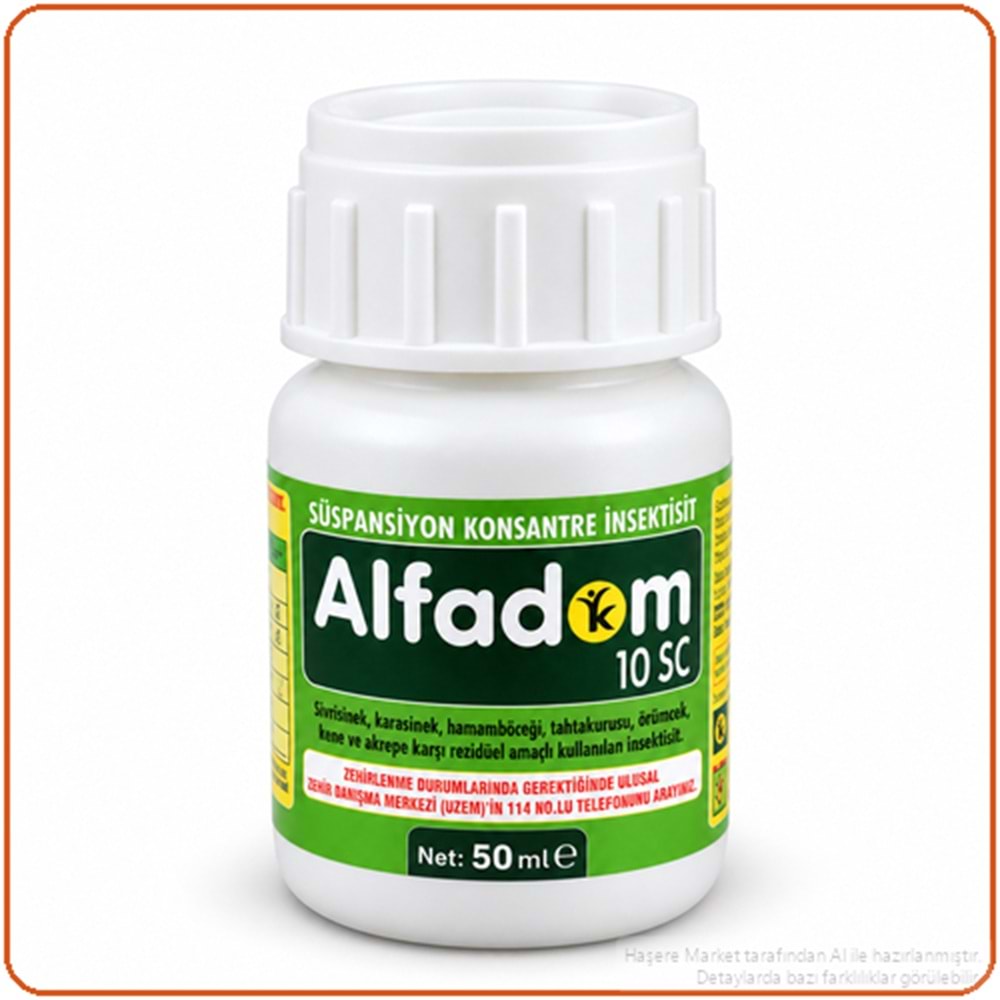 Alfadom 10 SC Kokusuz Haşere İlacı | 50 Ml