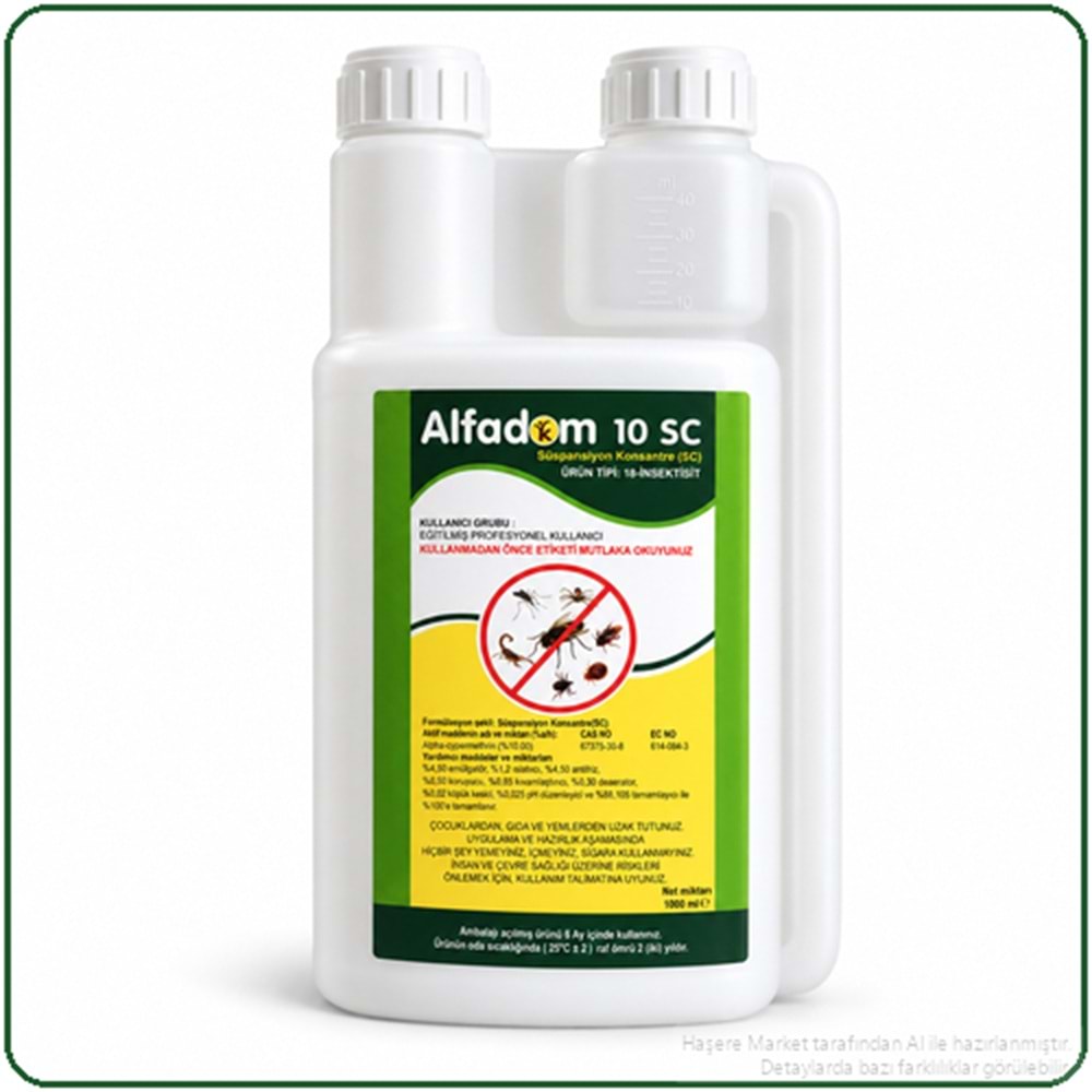 Alfadom 10 SC Kokusuz Haşere İlacı | 1 Litre