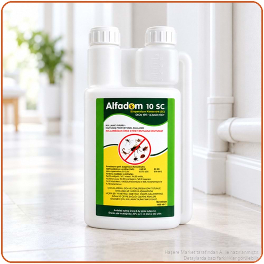 Alfadom 10 SC Kokusuz Haşere İlacı | 1 Litre
