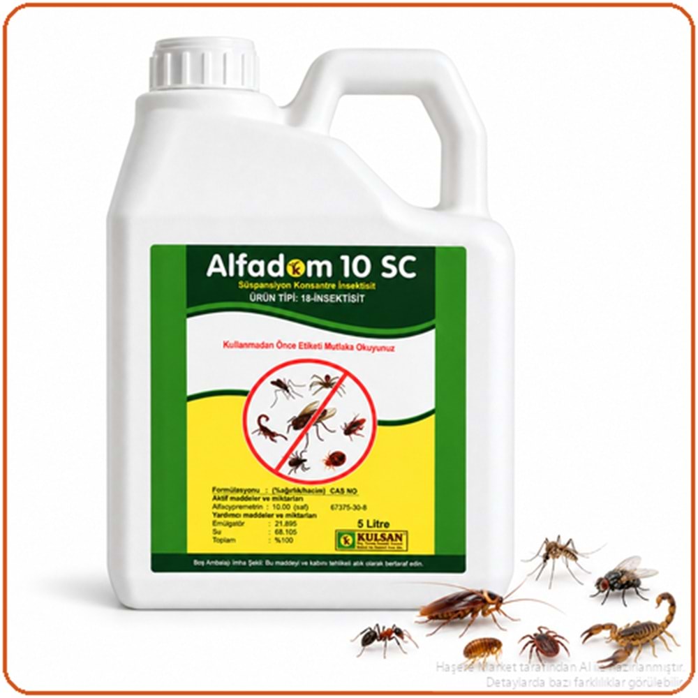 Alfadom 10 SC Kokusuz Haşere İlacı | 5 Litre