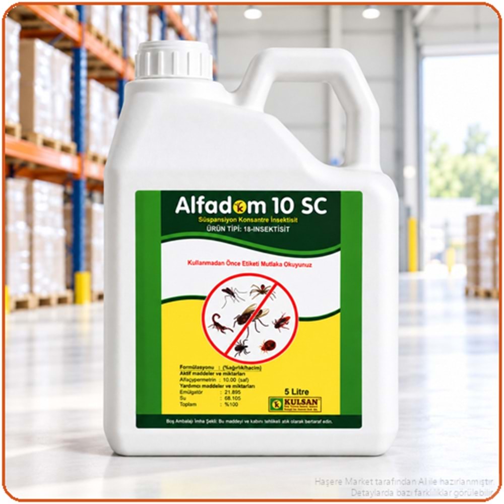 Alfadom 10 SC Kokusuz Haşere İlacı | 5 Litre
