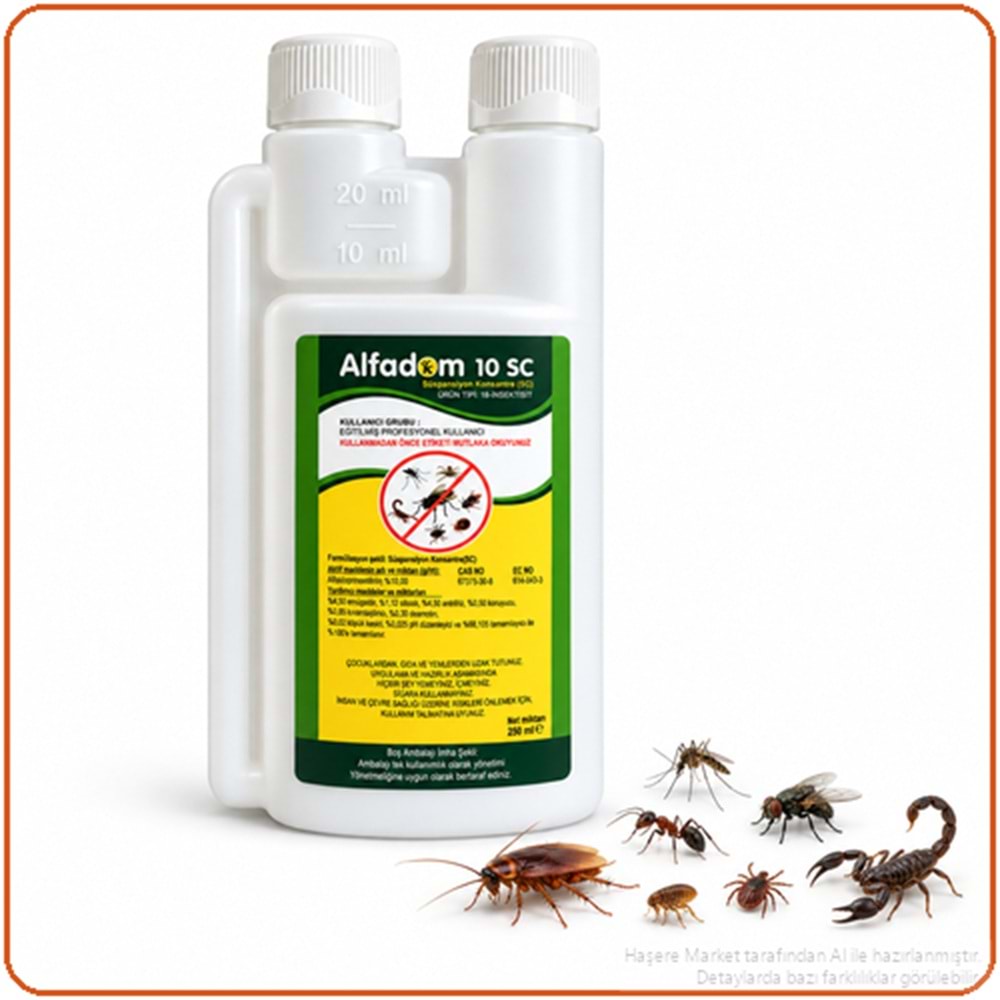 Alfadom 10 SC Kokusuz Haşere İlacı | 250 Ml