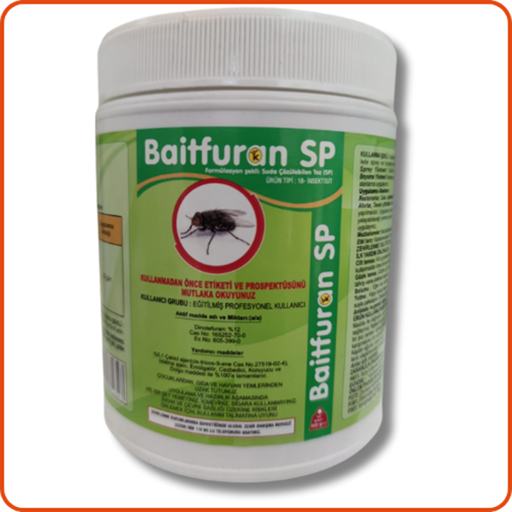 Baitfuran SP Suda Çözülebilen Toz Karasinek İlacı | 500 gram