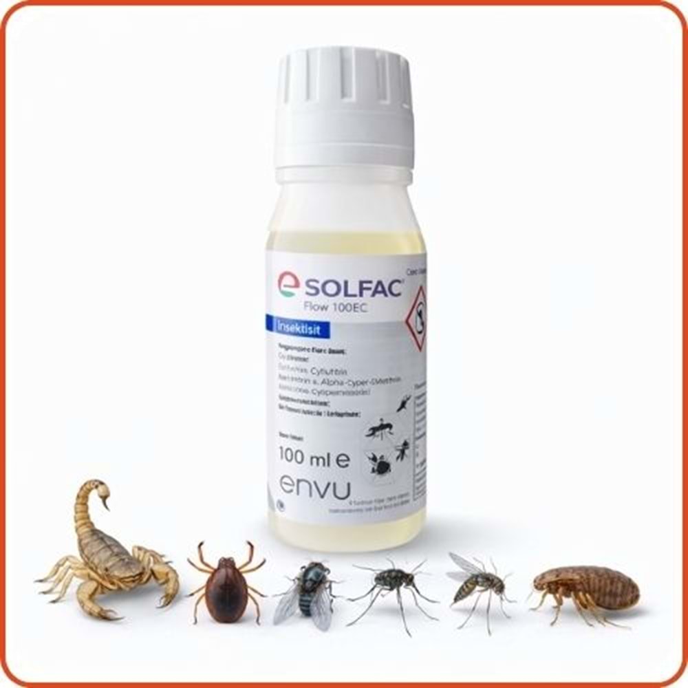 Bayer-Envu Solfac Süper EC 25 Kokulu Haşere İlacı | 100 Ml