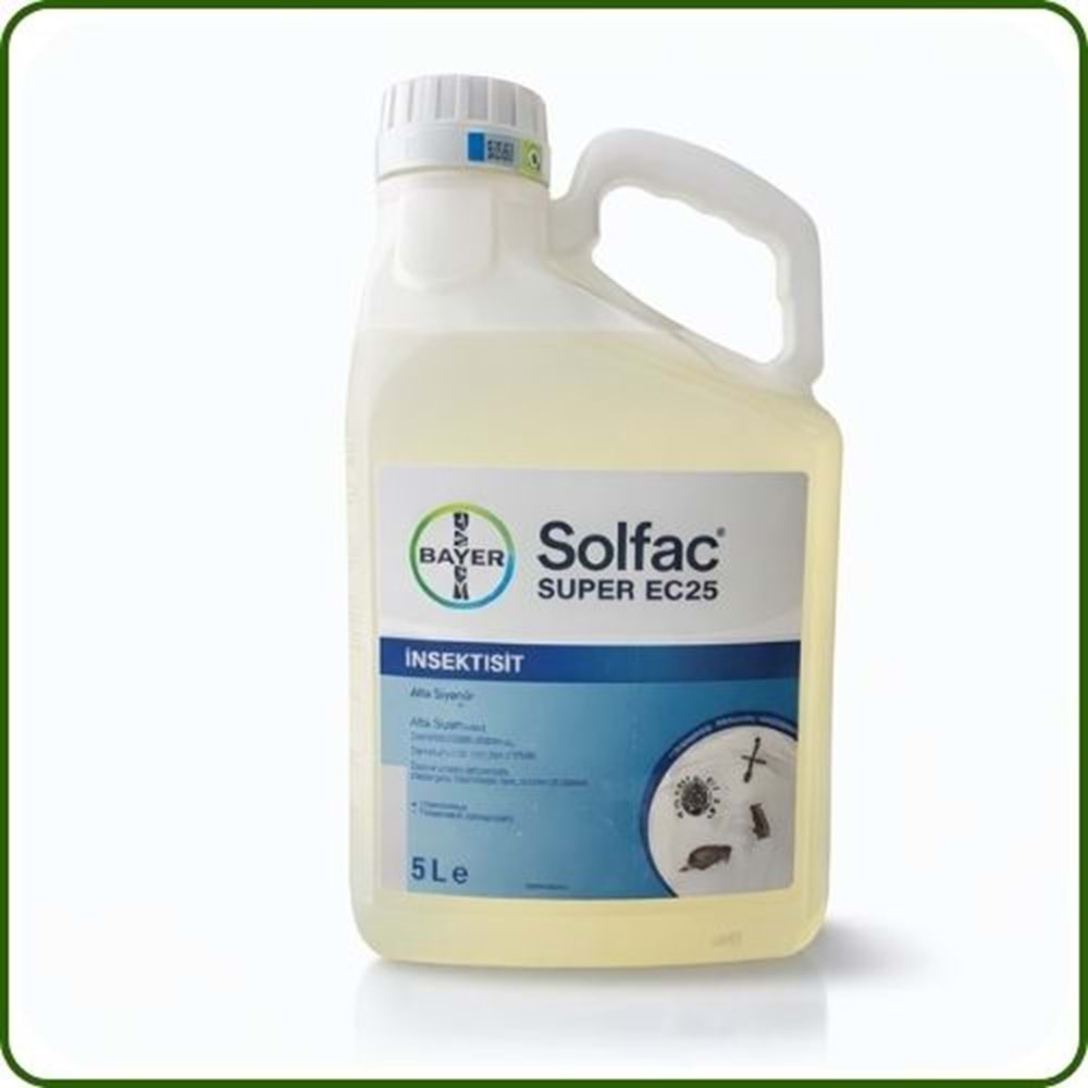 Bayer-Envu Solfac Süper EC 25 Kokulu Haşere İlacı | 5 Litre